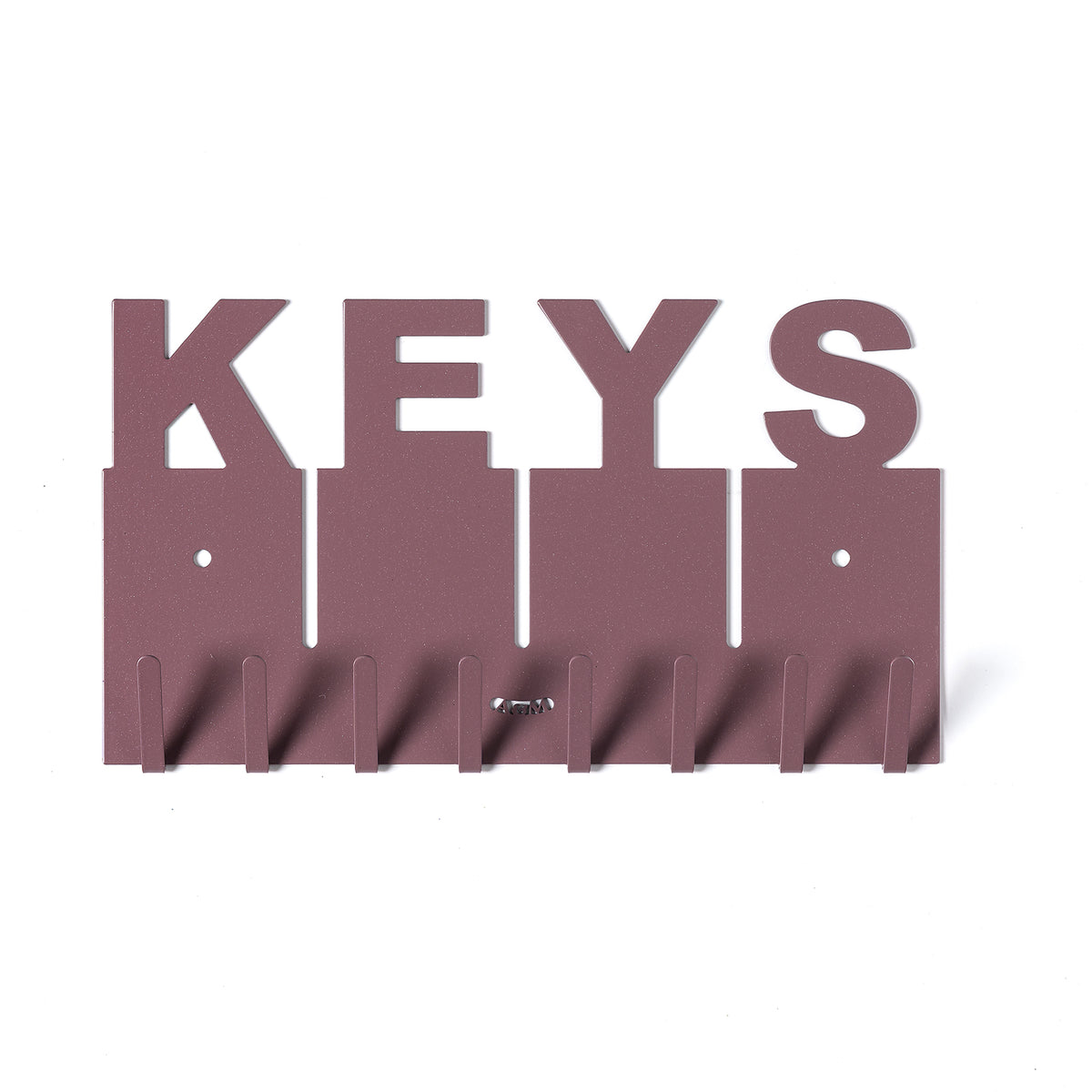 Porta chiavi con scritta Keys, color viola ametista