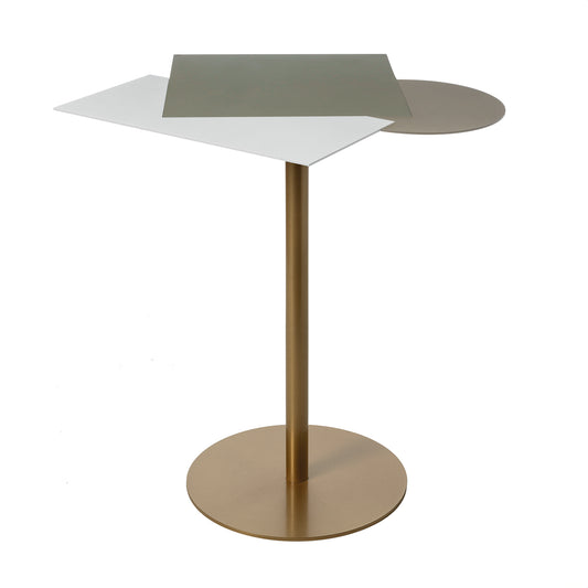 Table basse design Kandy en métal – Formes géométriques