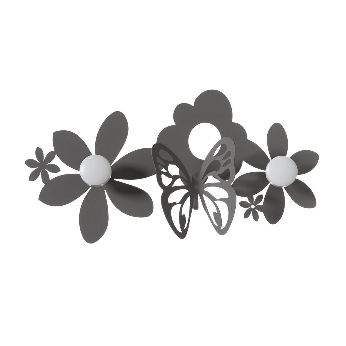 Appendiabiti di design Gancio da muro sfarfalle