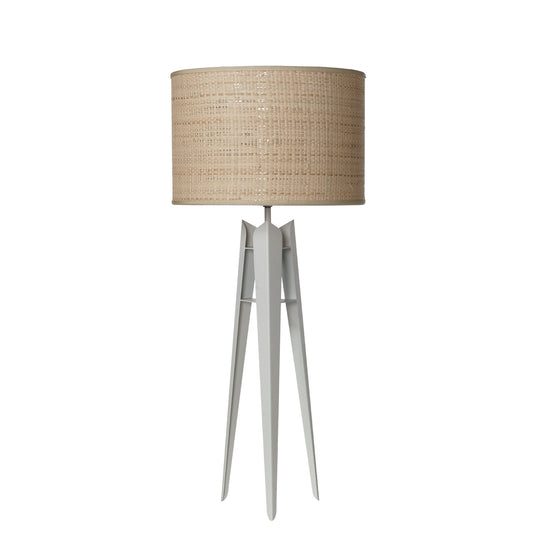 Lampe à poser trépied Compass en métal – Abat-jour décoratif