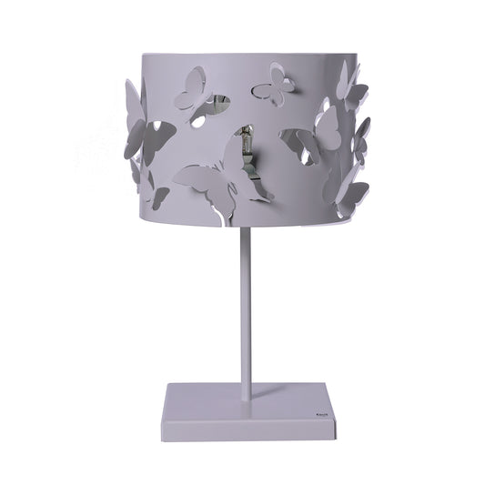 Lampada da tavolo Farfallosa, color pesca e glicine