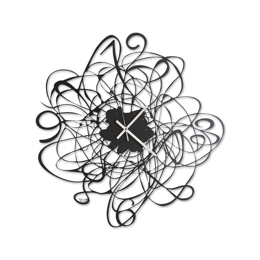 Design wall clock with Doodle weave