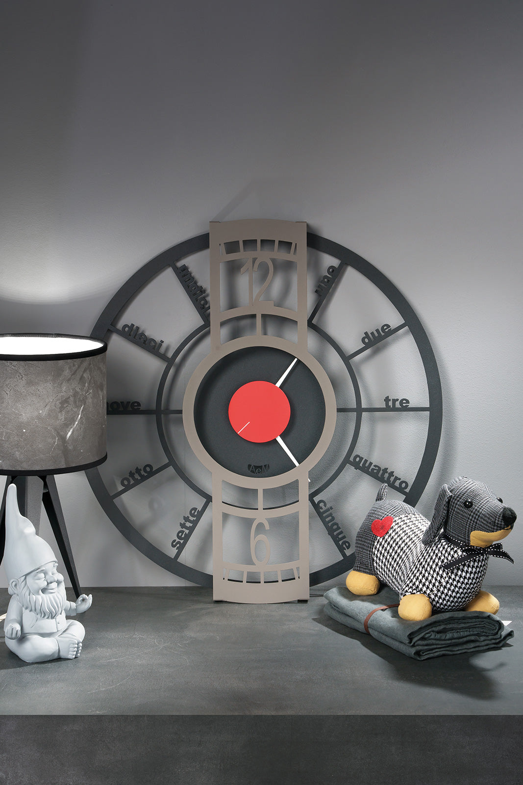 Orologio parete Push The Button