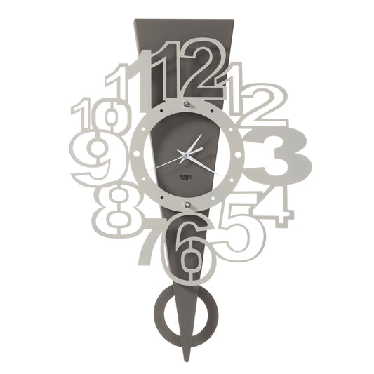 Horloge murale à balancier Fischer – Design géométrique