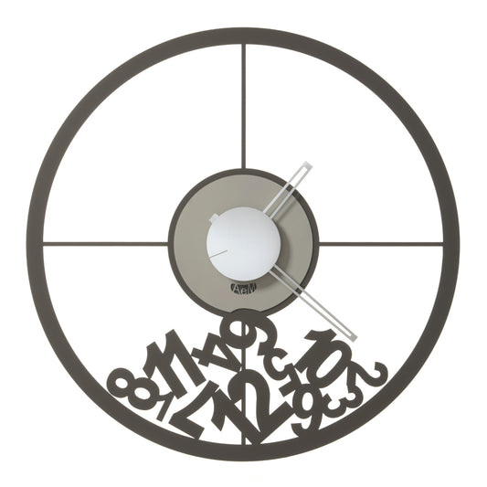 Horloge murale design Mixer – Chiffres déstructurés