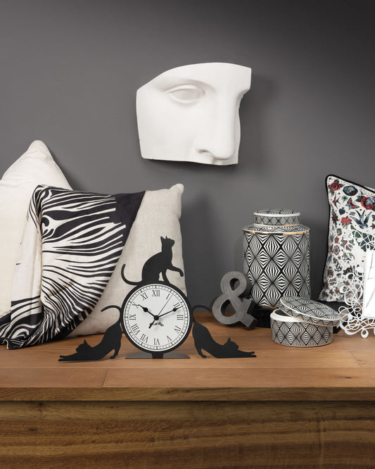 Horloge de table originale Cattitude