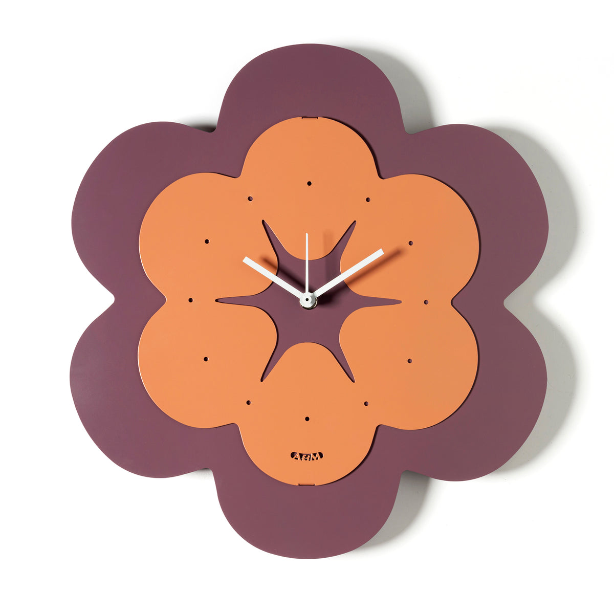 Horloge murale fleur Florindo – Design minimaliste