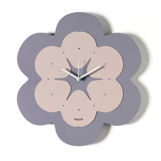 Horloge murale fleur Florindo – Design minimaliste