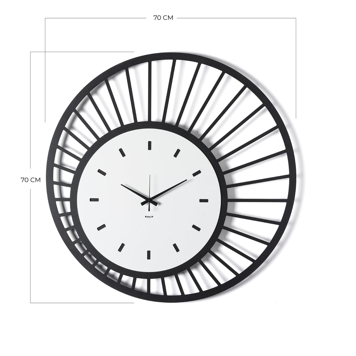 Orologio da parete di design Ray dimensioni