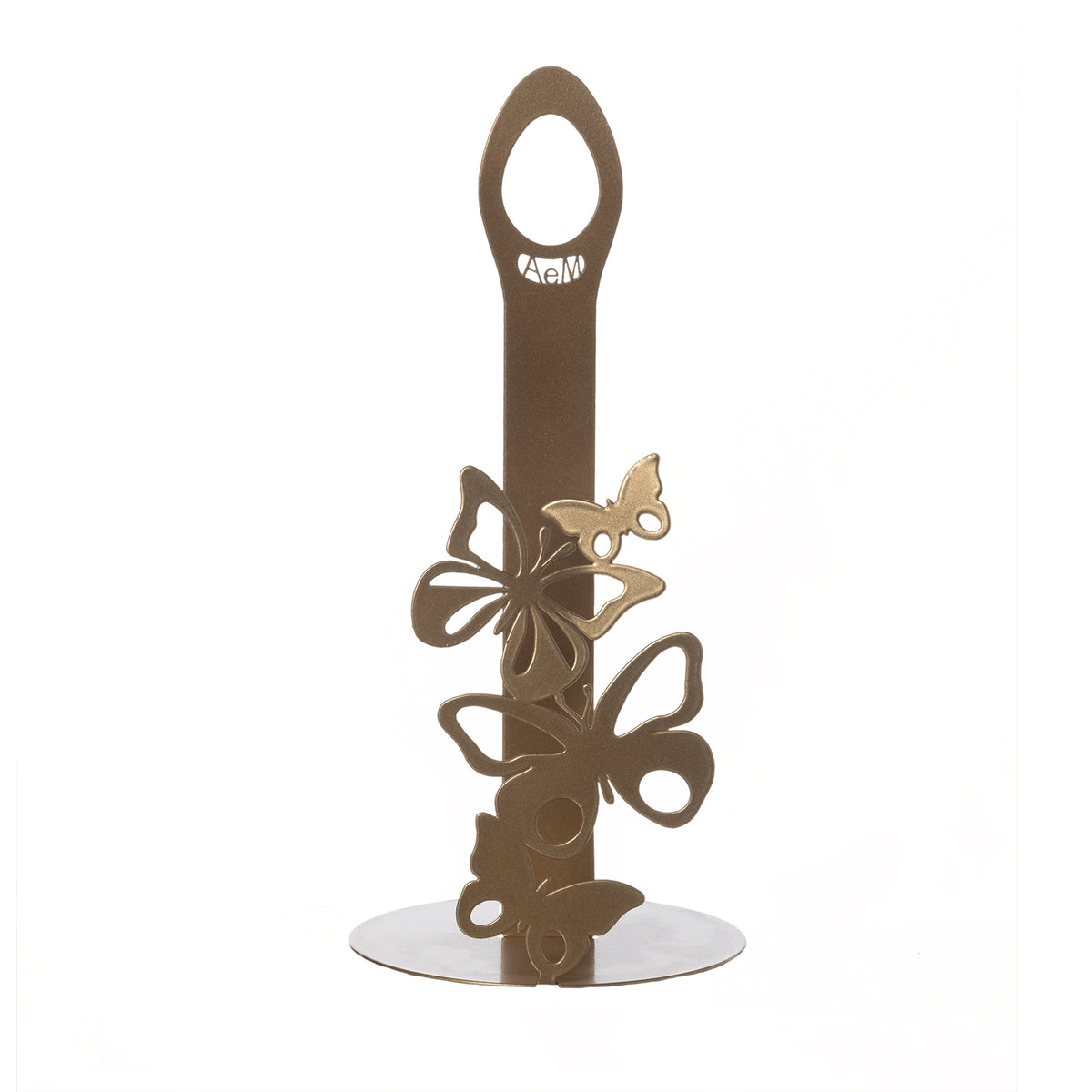 Porta rotoli Farfalloso Oro Laccato