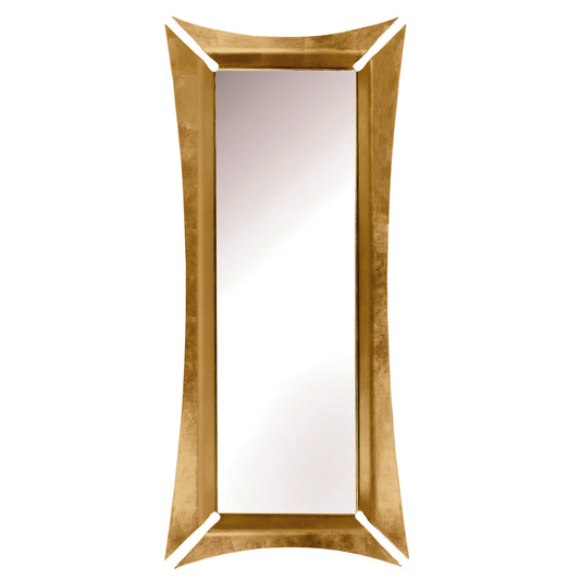 Grand miroir sur pied Morgana à cadre en fer design
