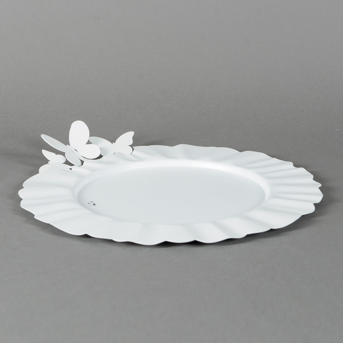 Lot de 2 sous-assiettes Butterfly – Décor papillons en métal