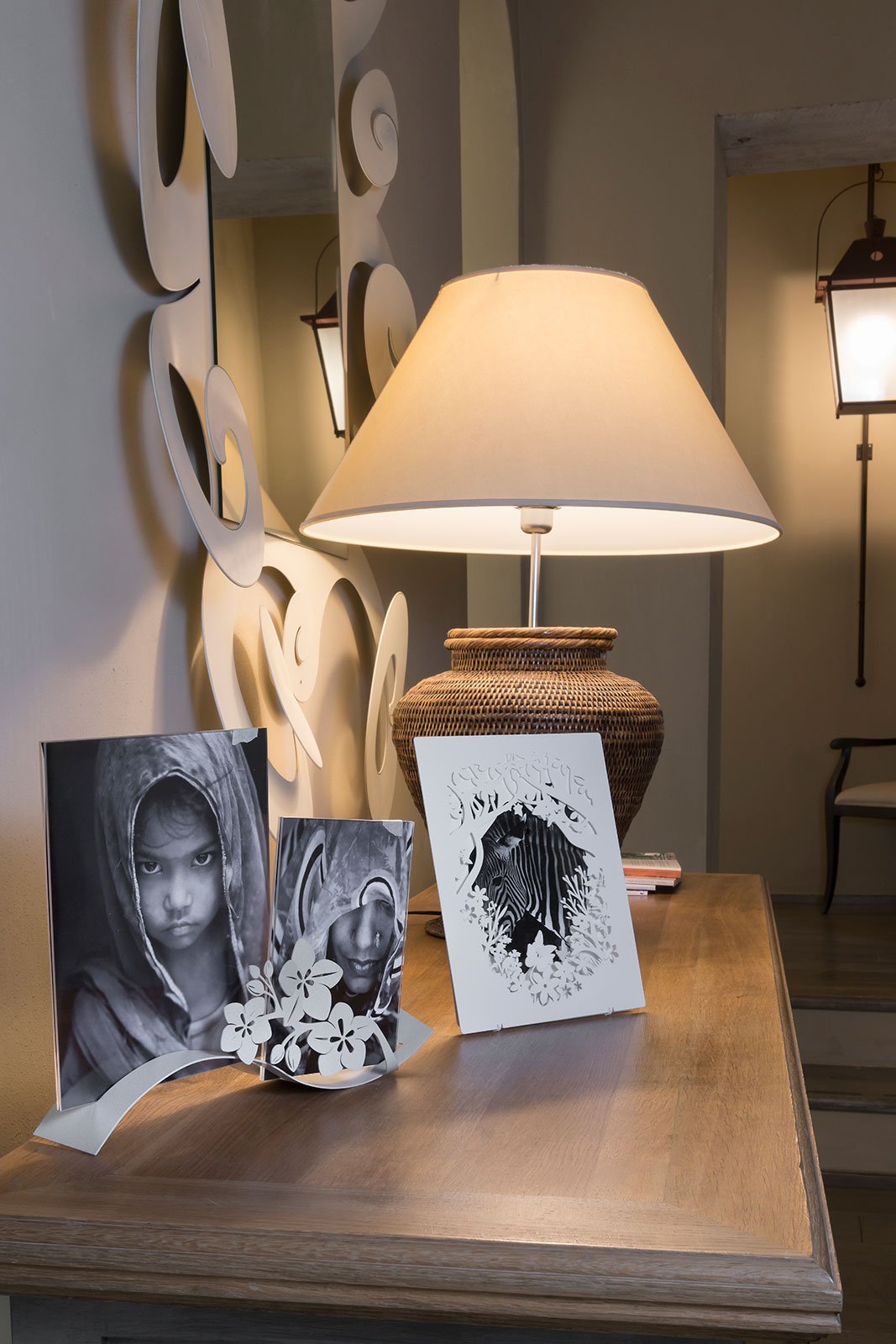 Double porte-photo design Fior di Loto Ondina