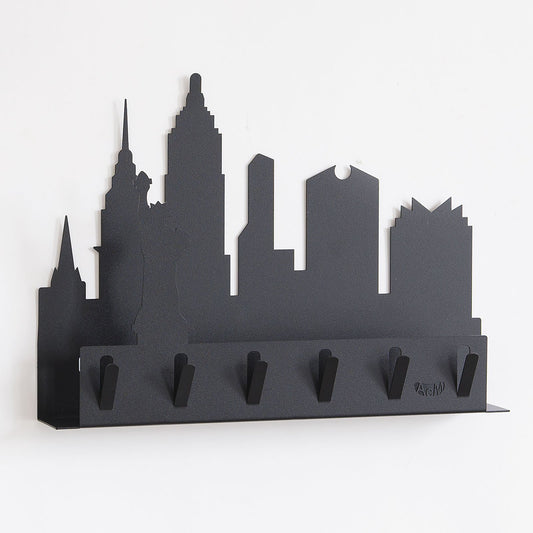 Portachiavi moderno da parete "New York"