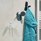 Lot de 2 patères murales Mik – Design souris en métal