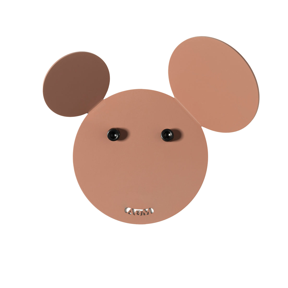 Lot de 2 patères murales Mik – Design souris en métal