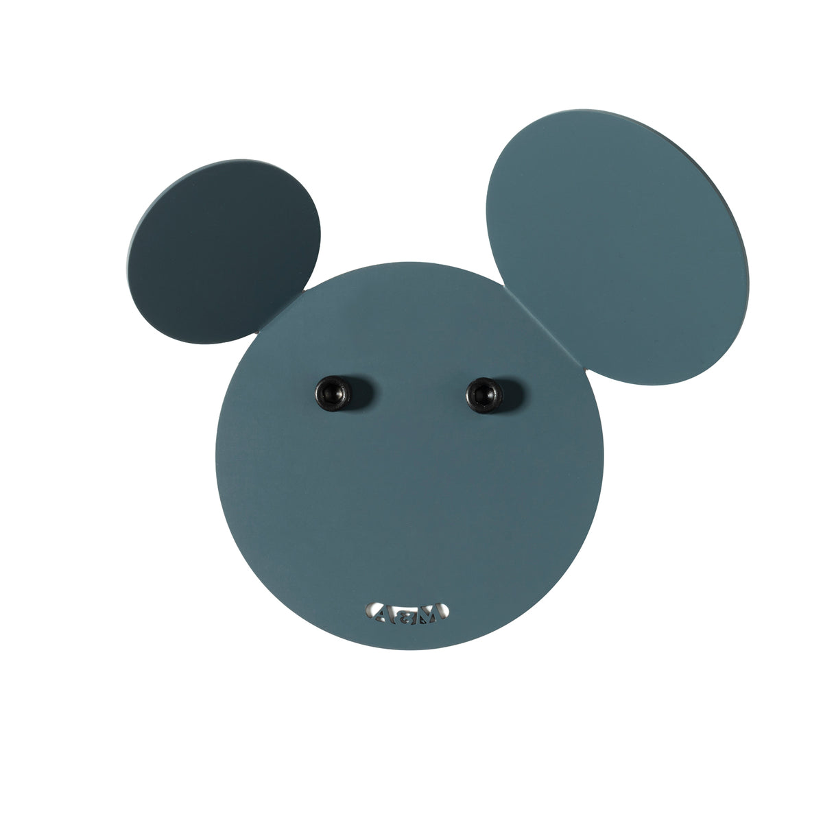 Lot de 2 patères murales Mik – Design souris en métal