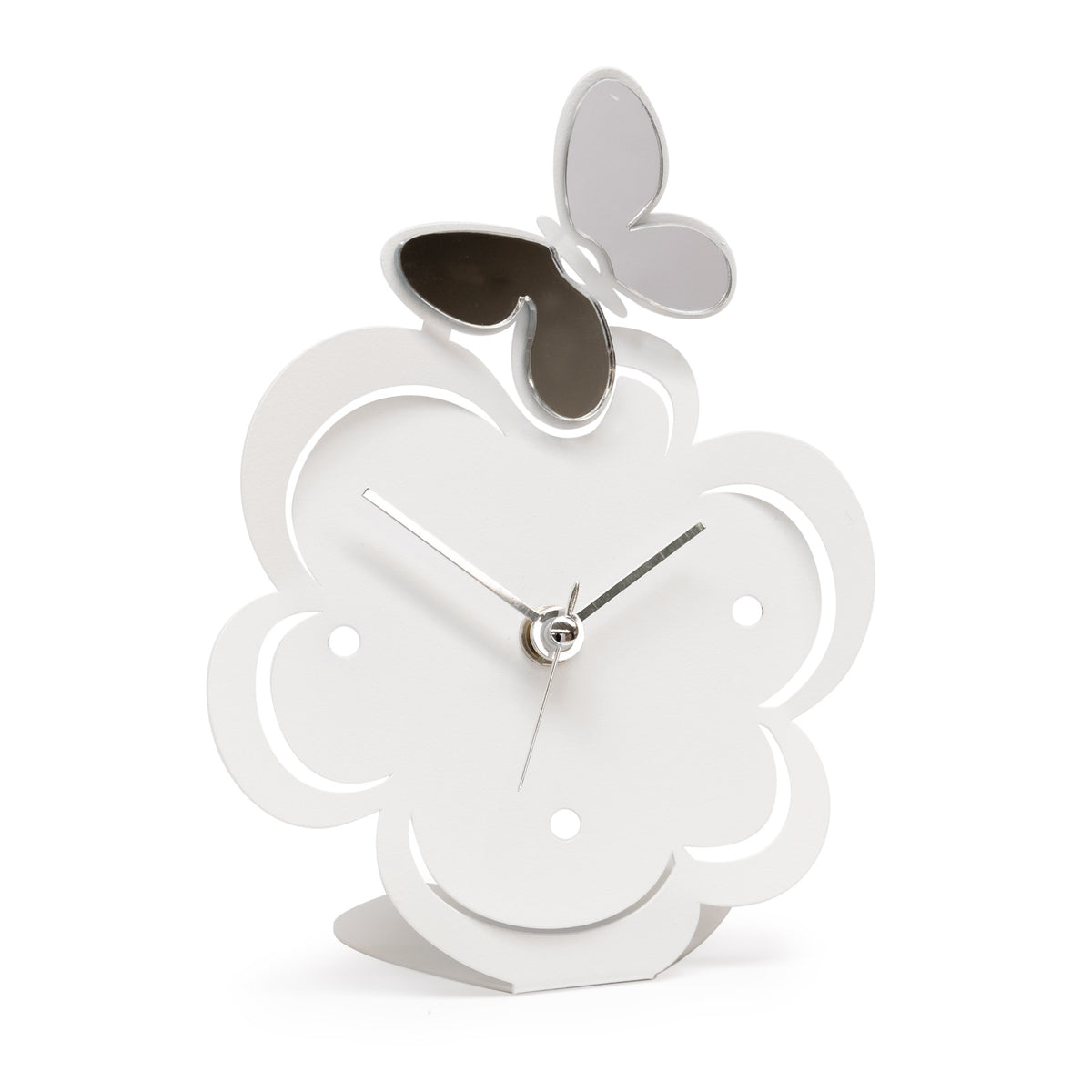 Horloge de table Farfallina – Papillon décoré doré ou argenté