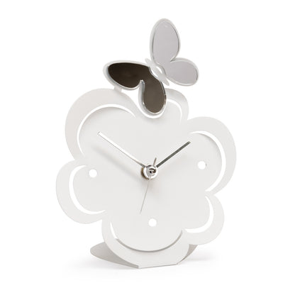 Horloge de table Farfallina – Papillon décoré doré ou argenté