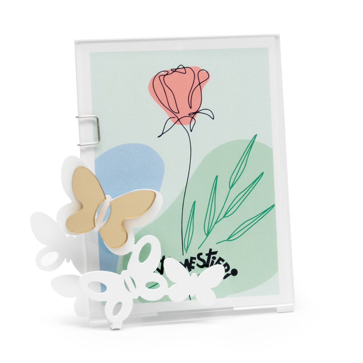 Porte-photo Papillons décorés