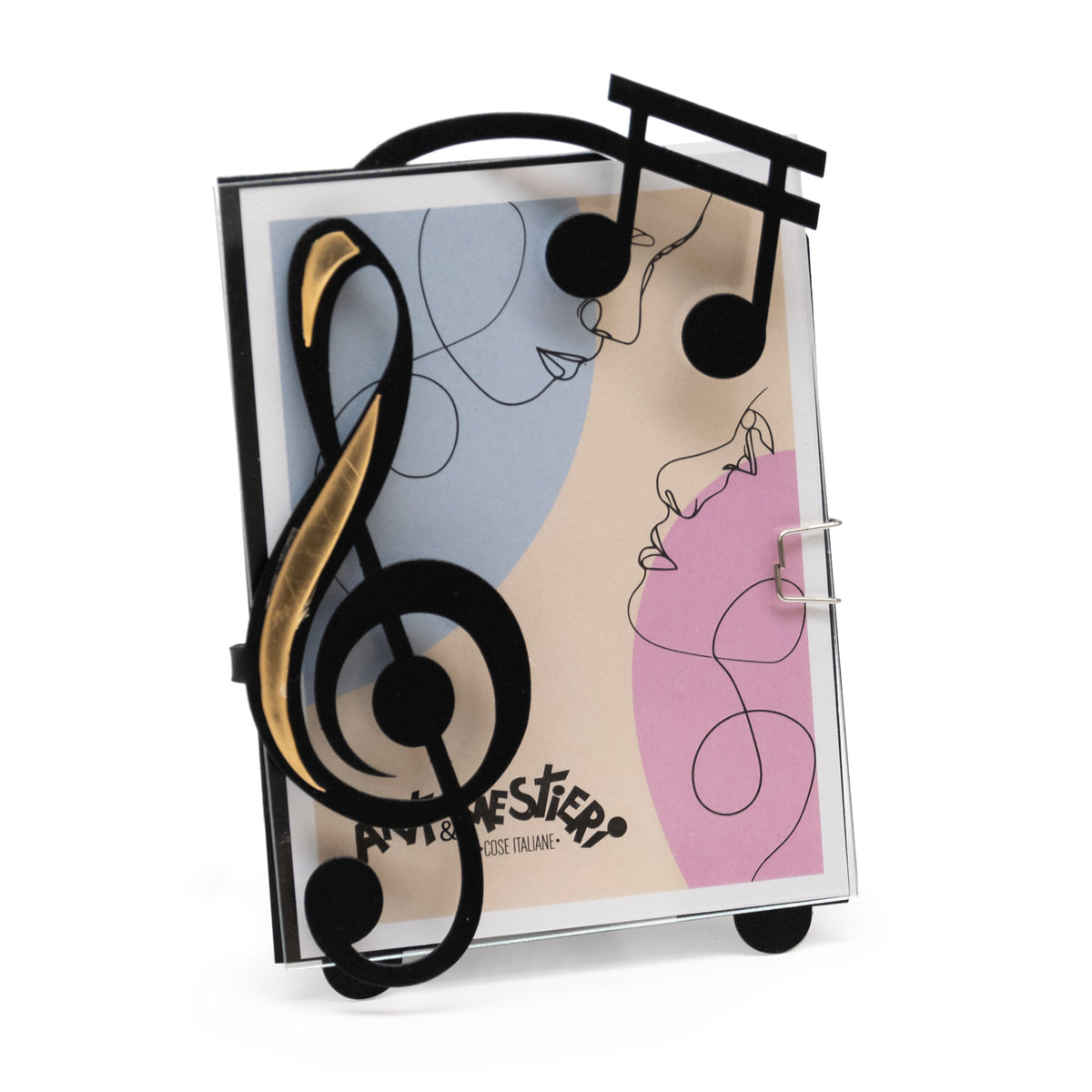 Porte-photo Musica décoré