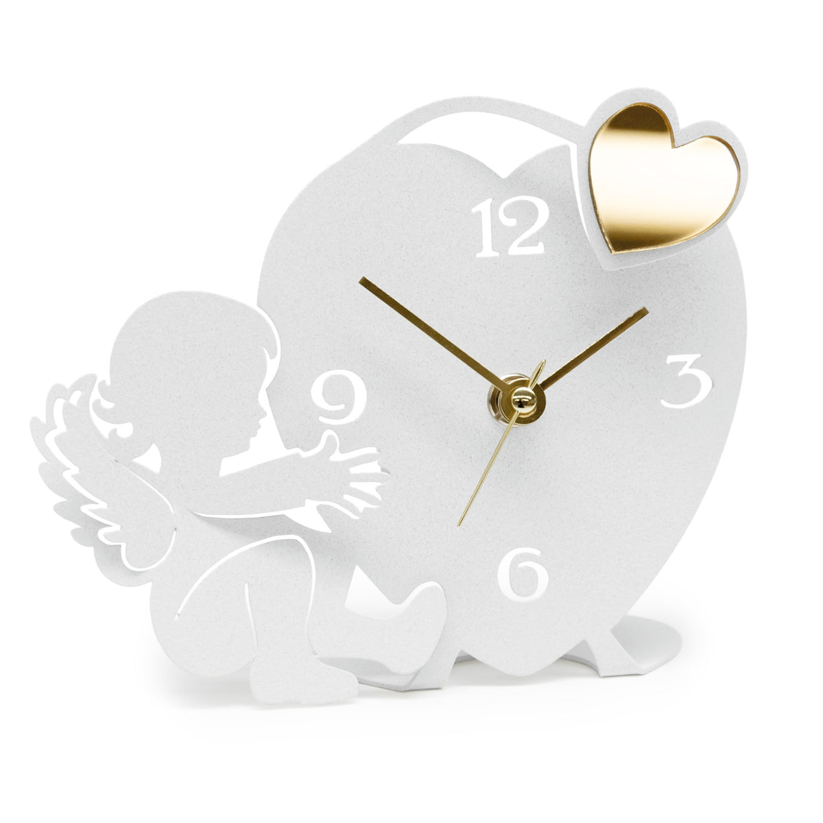 Bomboniera di design Orologio Angioletto decorato