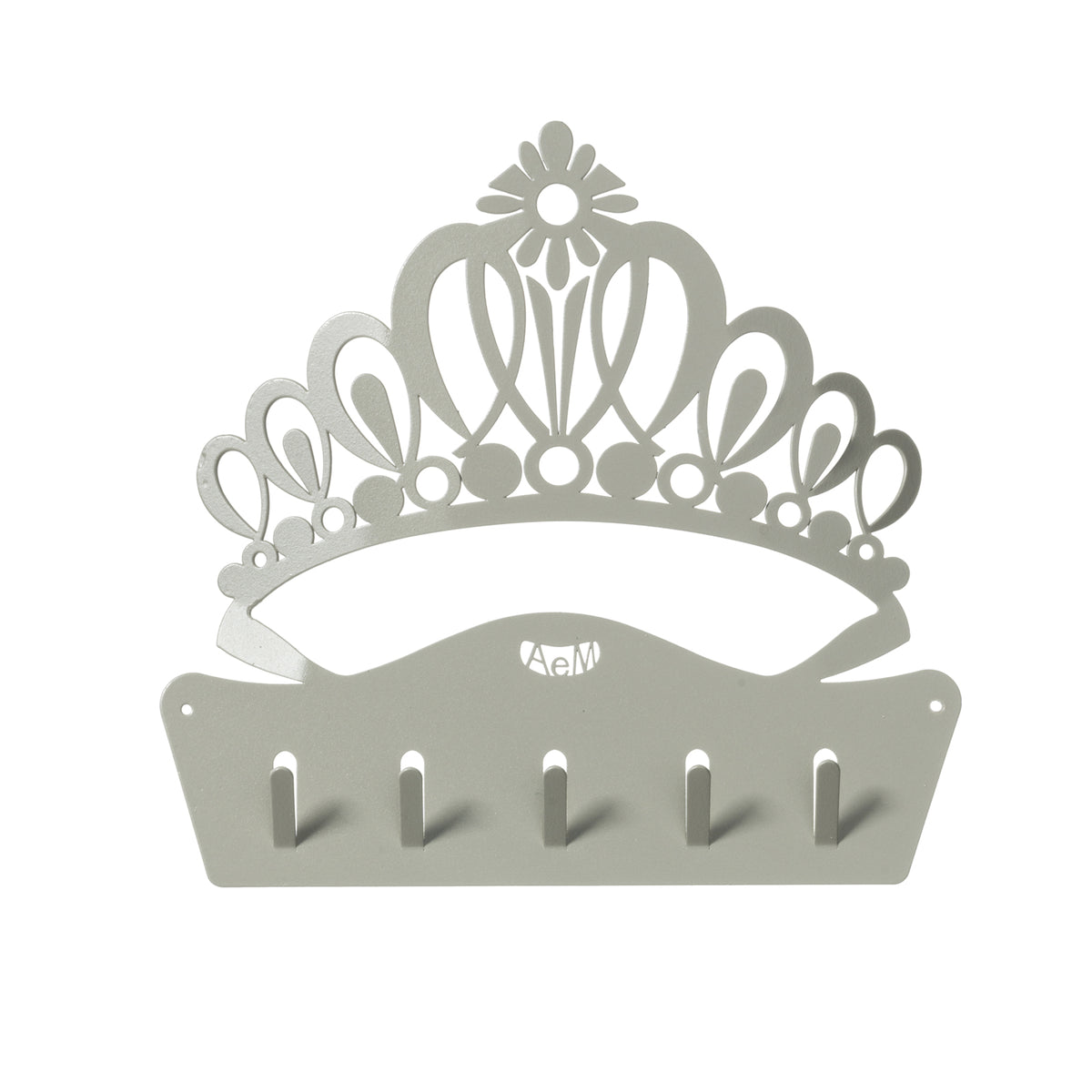 Porte-clés mural The Queen – Design couronne en métal