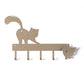 Porta chiavi con gatti,  Matisse, color beige