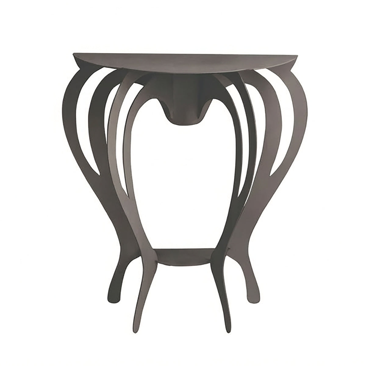 Consolle Ballerina piccola fango con design elegante - vista frontale