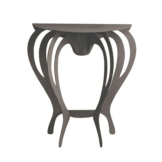 Consolle Ballerina piccola fango con design elegante - vista frontale