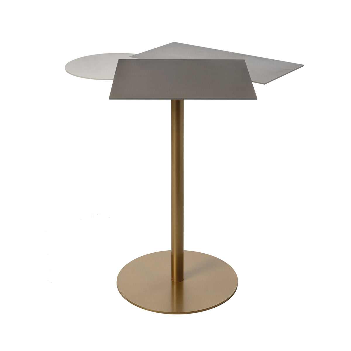 Table basse design Kandy en métal – Formes géométriques