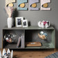 Meuble d'appoint design Globe Double en métal à deux sphères