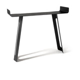 Consolle Tibet nera con design minimalista - vista frontale