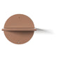 Consolle mensola moderna Pois, finitura mocha mousse