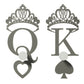 Set de 2 patères murales King & Queen en métal – The Queen