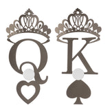 Set de 2 patères murales King & Queen en métal – The Queen