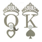 Set de 2 patères murales King & Queen en métal – The Queen
