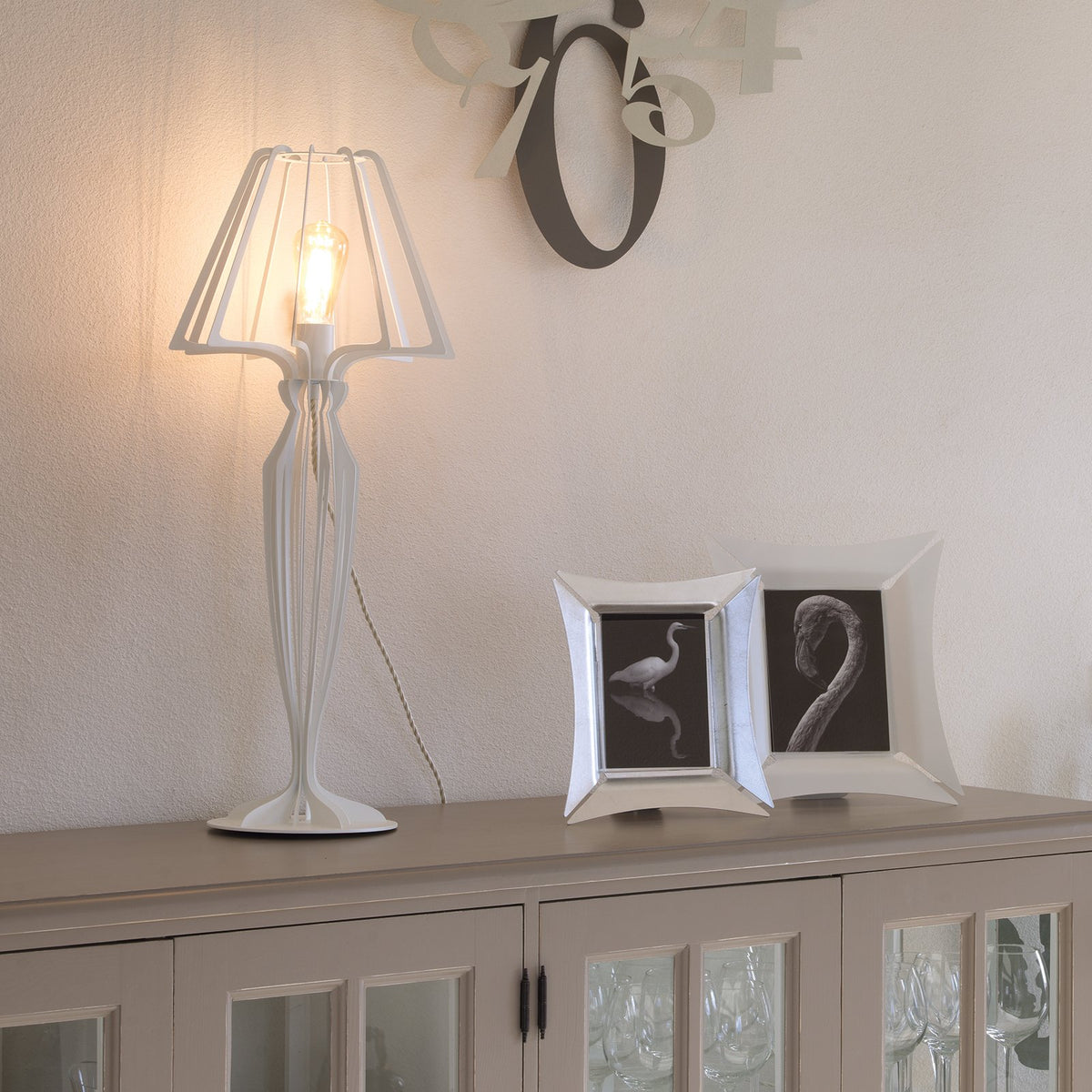 Minerva tall table lamp