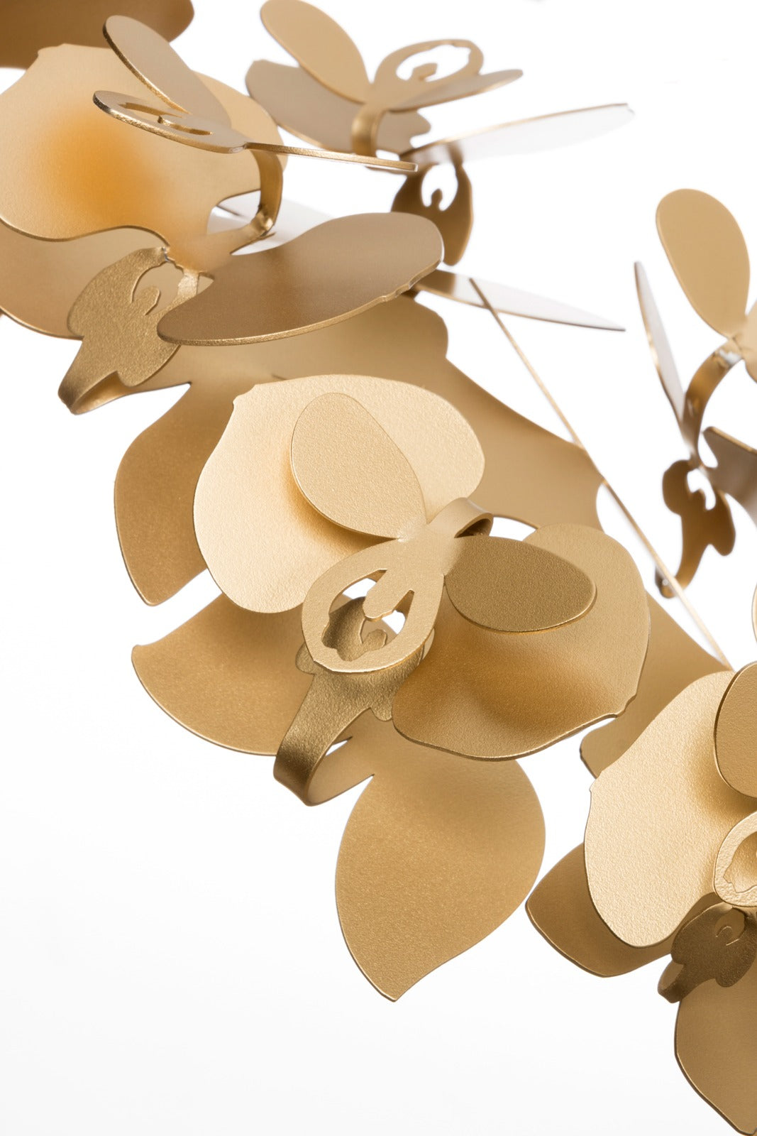 Lampada da tavolo Orchidea oro trasparente