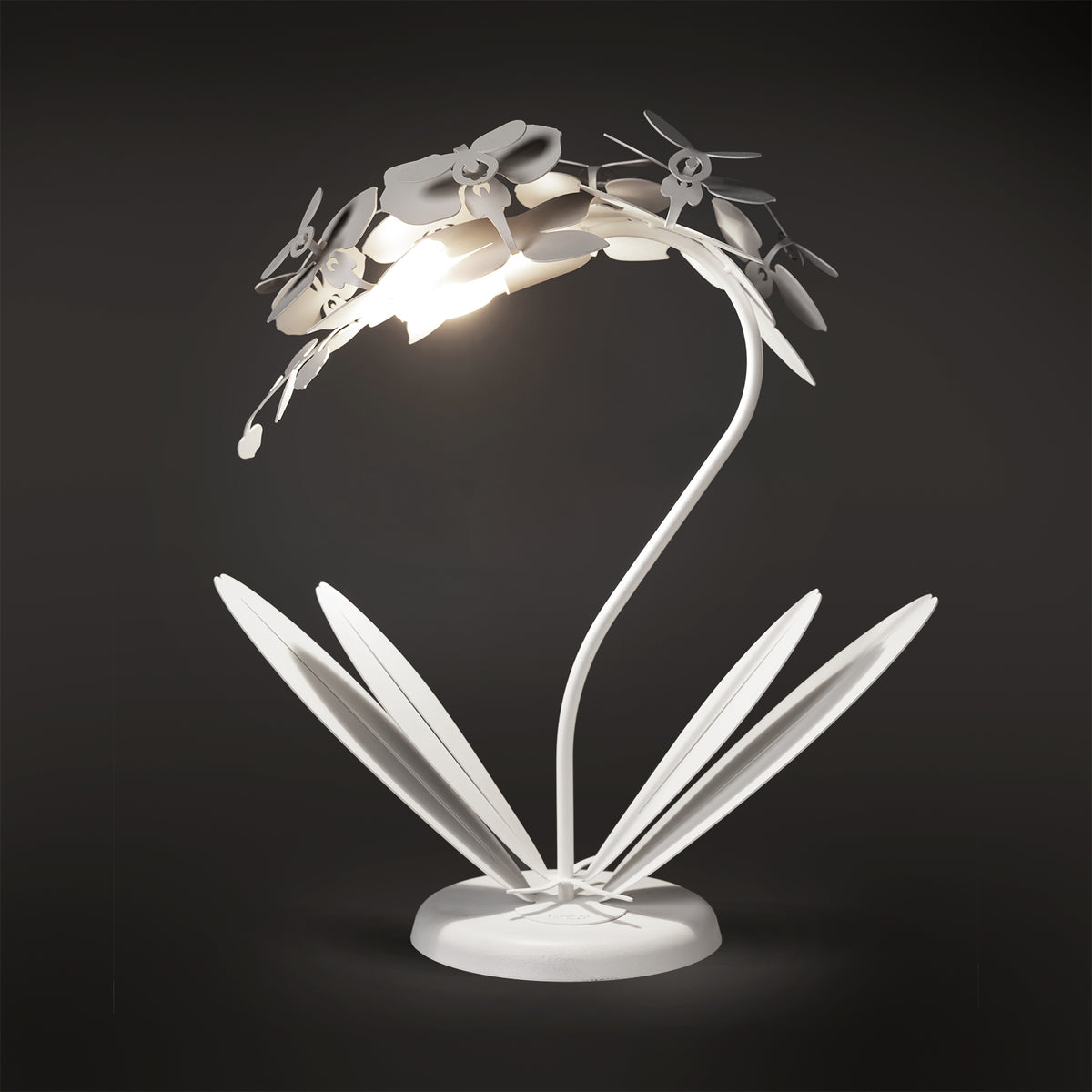 Lampada da tavolo floreale Orchidea piccola