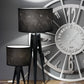 Compass modern table tripod lamp