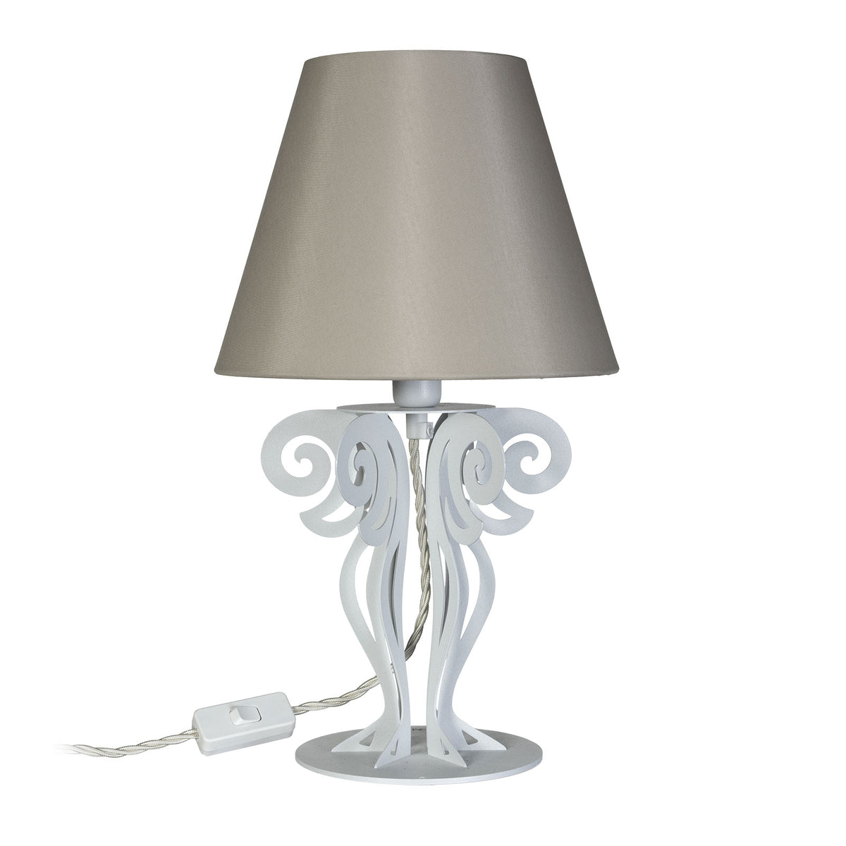 Small table lamp with Circeo shade