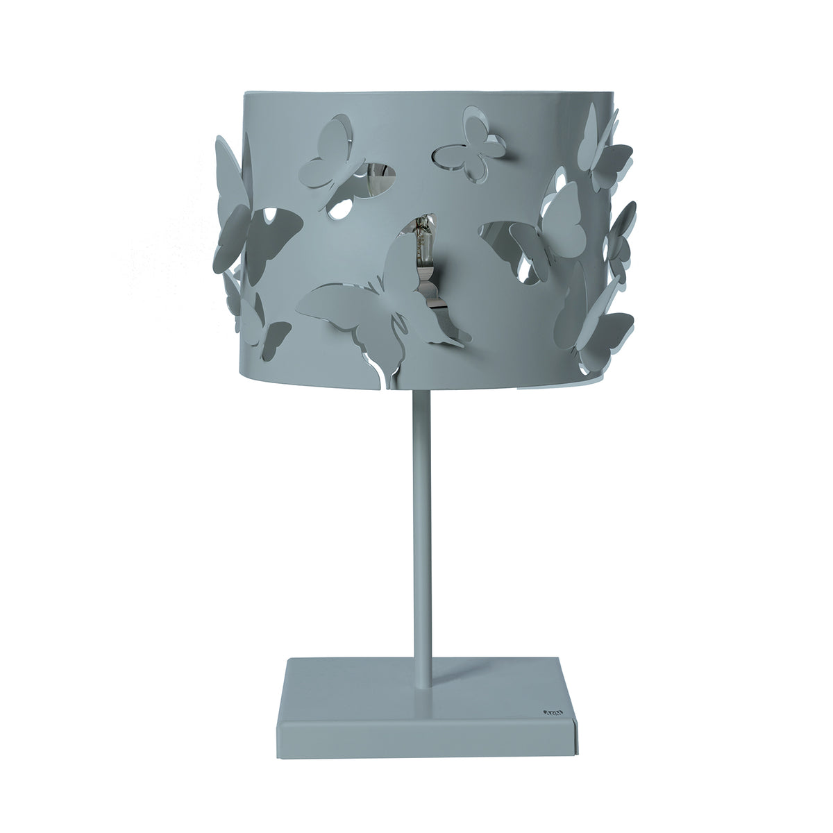 Lampe à poser design Farfallosa avec papillons en relief