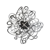 Design wall clock with Doodle weave