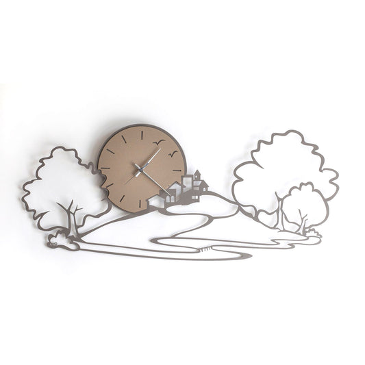 Landscape detail wall clock