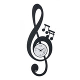 Horloge murale musicale Clé de Sol
