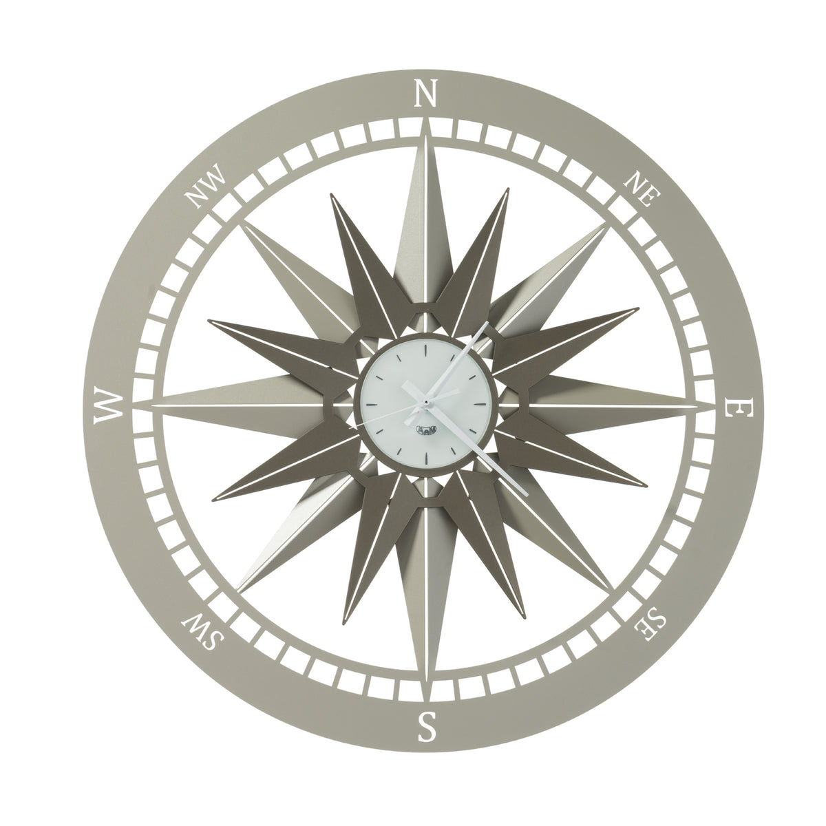 Horloge murale boussole – Grand modèle