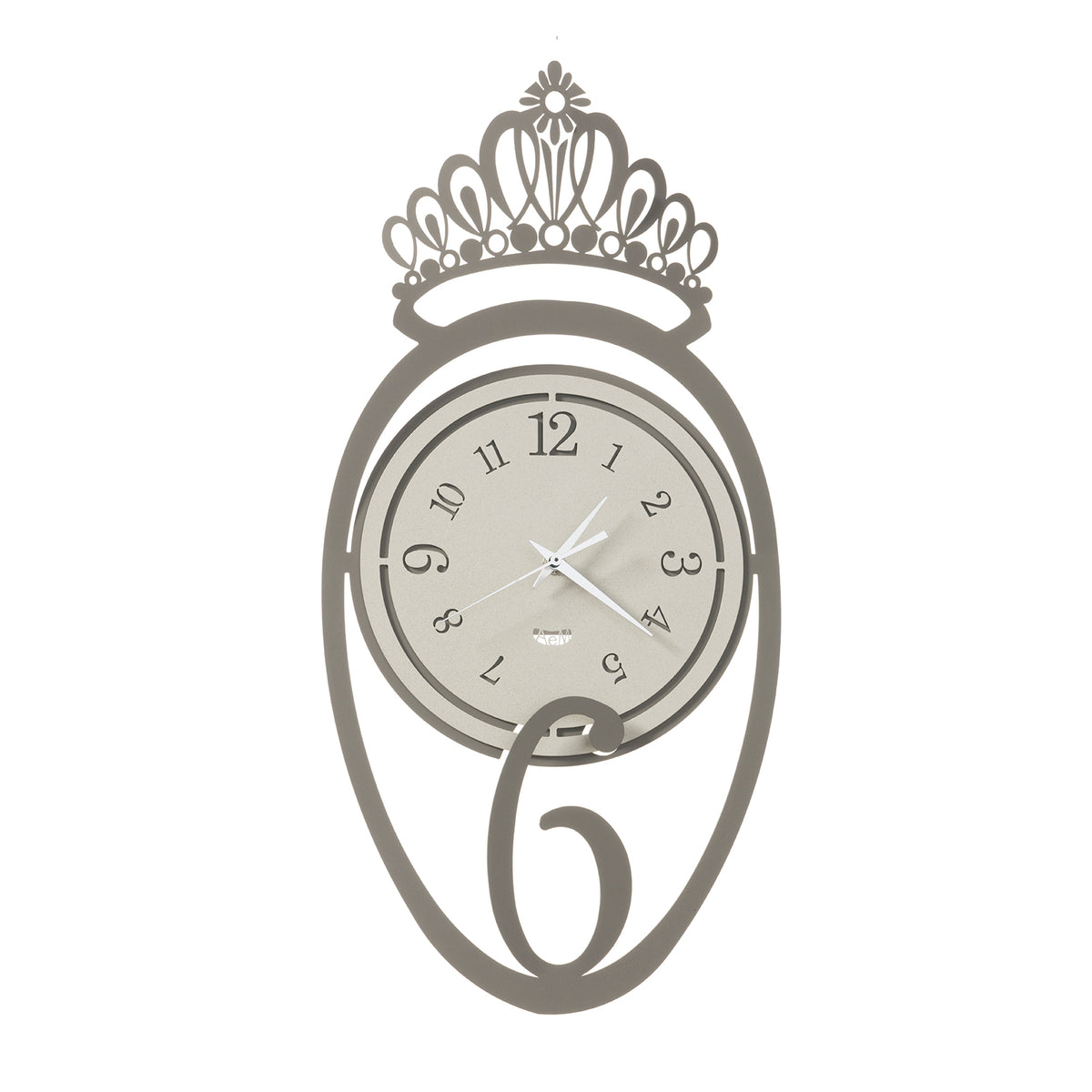 Horloge murale design The Queen – Motif couronne