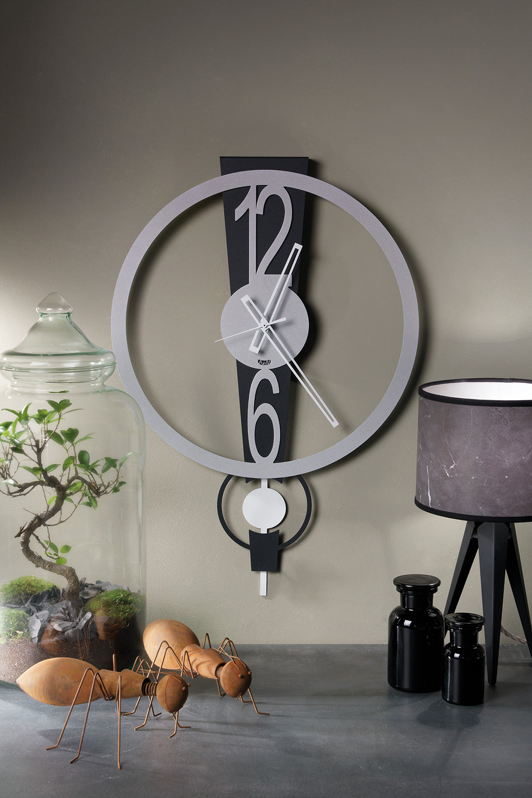 Orologio a pendolo moderno Dj-Set