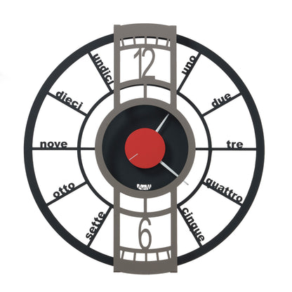 Orologio parete Push The Button
